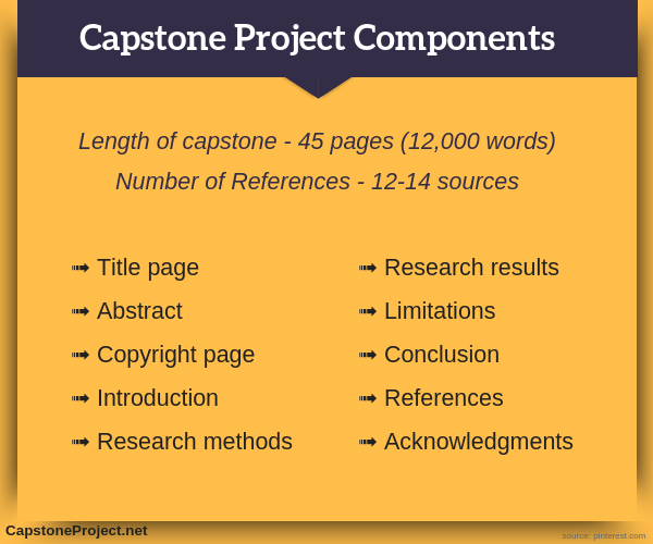 capstone project components