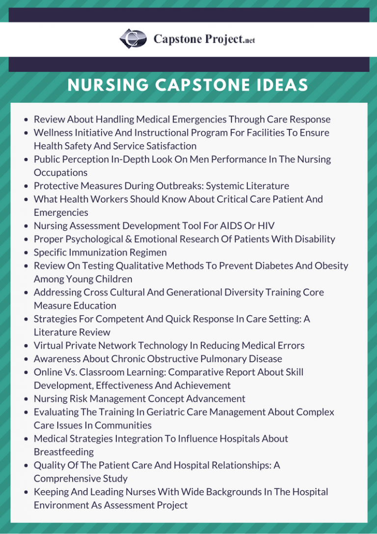 capstone project ideas for human services