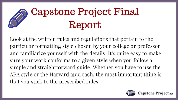 capstone project report template