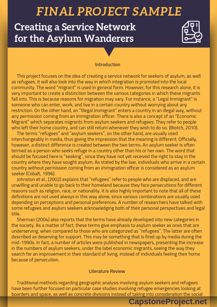 final report sample project final report sample project