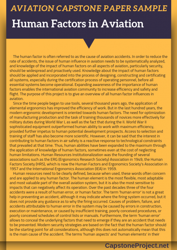aviation capstone paper sample aviation capstone paper sample