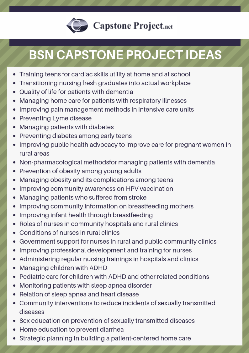 physician assistant capstone project ideas reddit