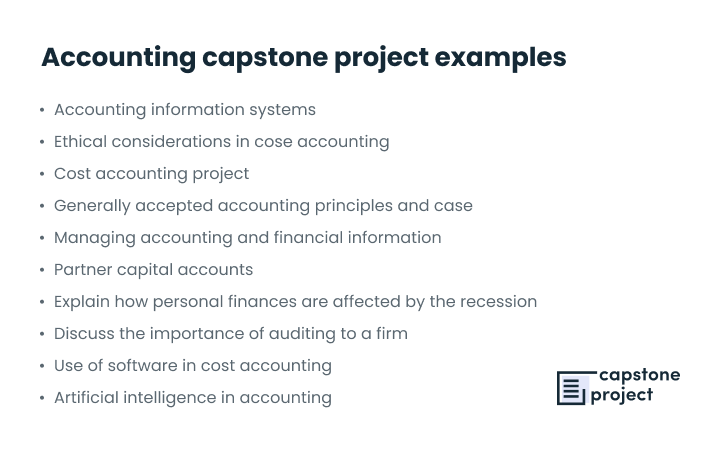 accounting capstone project examples accounting capstone project examples